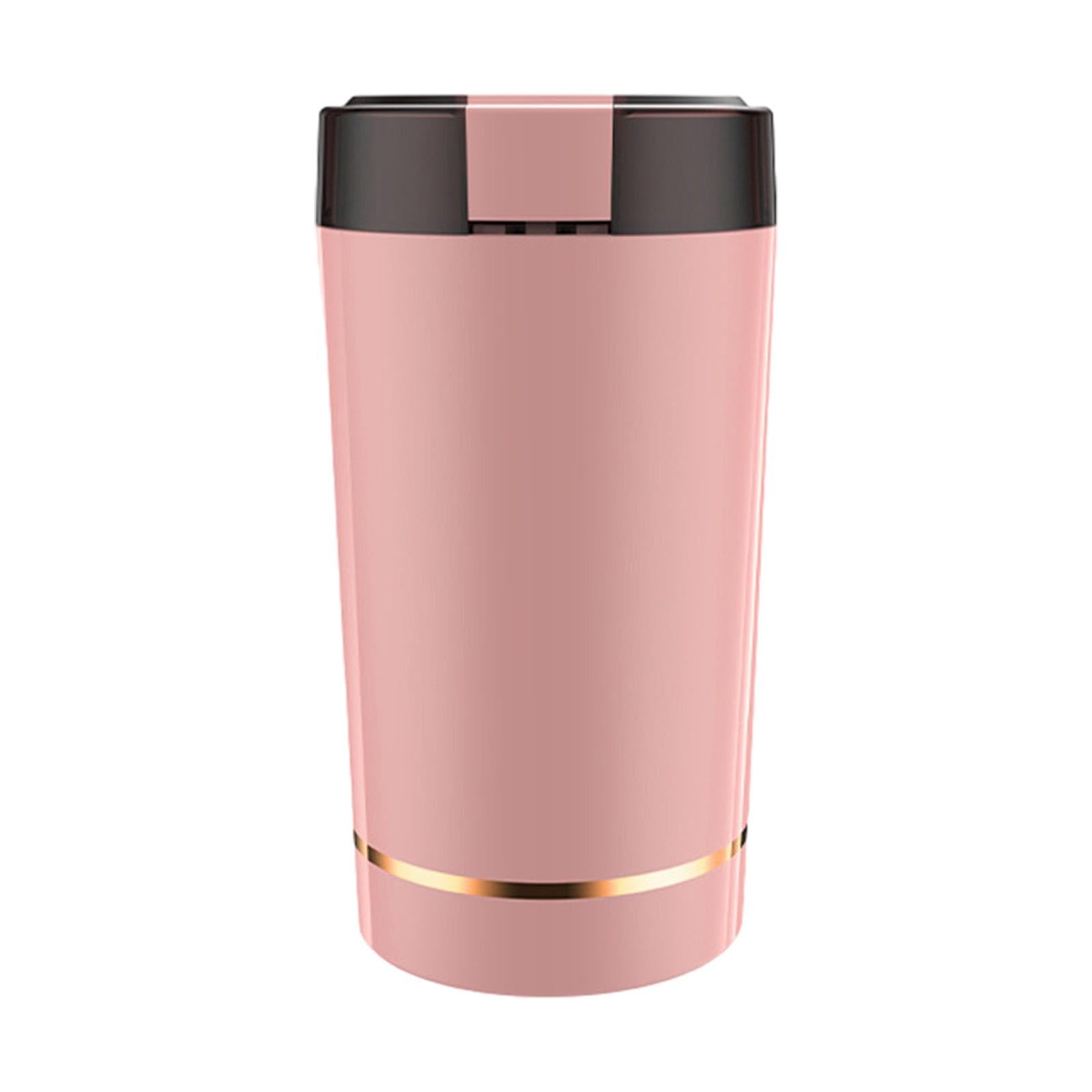 Premium Electric Coffee Grinder - Stainless Steel Blade for Coffee Beans & Spices, 220V Fast Grinding, Easy to Clean - Perfect for Home, Office & Kitchen Use (Pink)