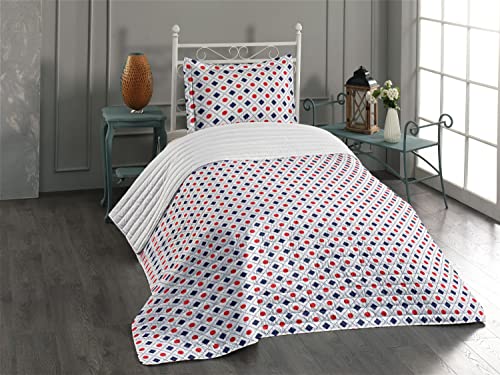 Navy Blue White Red