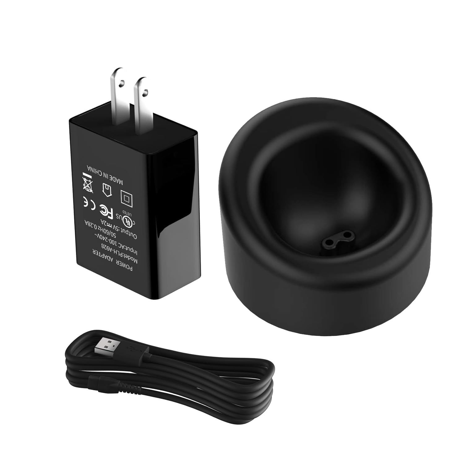 MANSCAPED Replacement Charger for Lawn Mower 3.0/2.0 & Weed Whacker Trimmer - Fast 5V2A AC Adapter with Charging Stand - Perfect for Travel & Home Grooming