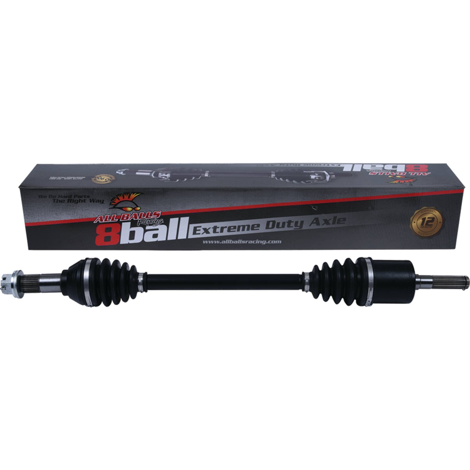 All Balls Racing 8 Ball Axle Front Left Replacement for Can-Am Maverick Sport 1000 (2019) - Compatible with Maverick Sport 1000 DPS, 1000R DPS & 1000R XMR Models | Off-Road Vehicle ATV UTV Replacement Part for Rough Terrain & Trail Riding