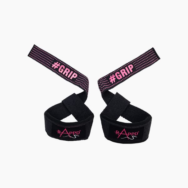Rappd Lifting Straps - Single Loop Weightlifting Wrist Support (Pair) for Gym, CrossFit & Powerlifting - Enhance Grip Strength & Prevent Injuries