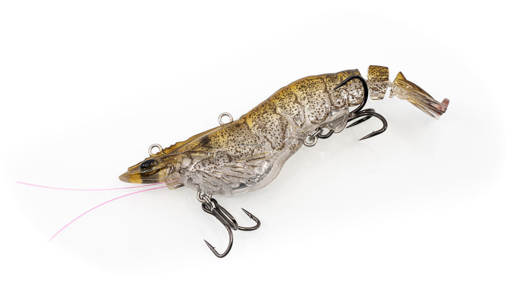 Chasebaits Armour Prawn 110/85 Fishing Lures - Saltwater & Freshwater Soft Plastic Bait for Bass, Trout, and Walleye - Perfect for Kayak Fishing and Shore Casting