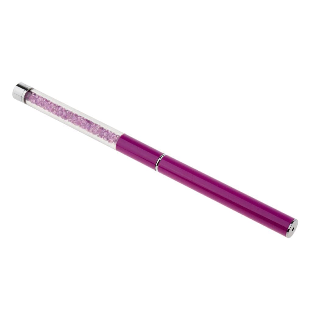 Purple Rhinestone Eyelash Curler & Mascara Wand - Professional Eyebrow & Eyelash Applicator for Stunning Eye Makeup | Perfect for Parties, Weddings & Special Occasions