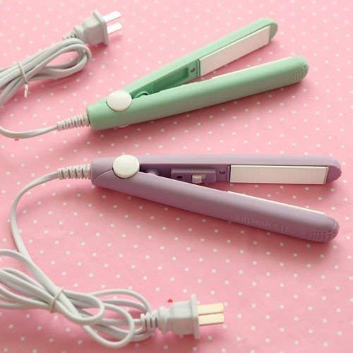 Woniry Mini Hair Straightener for Teens, Women & Men - Portable Travel Flat Iron with Adjustable Temperature (Multi-Color) | Perfect for Home, Salon & On-The-Go Styling