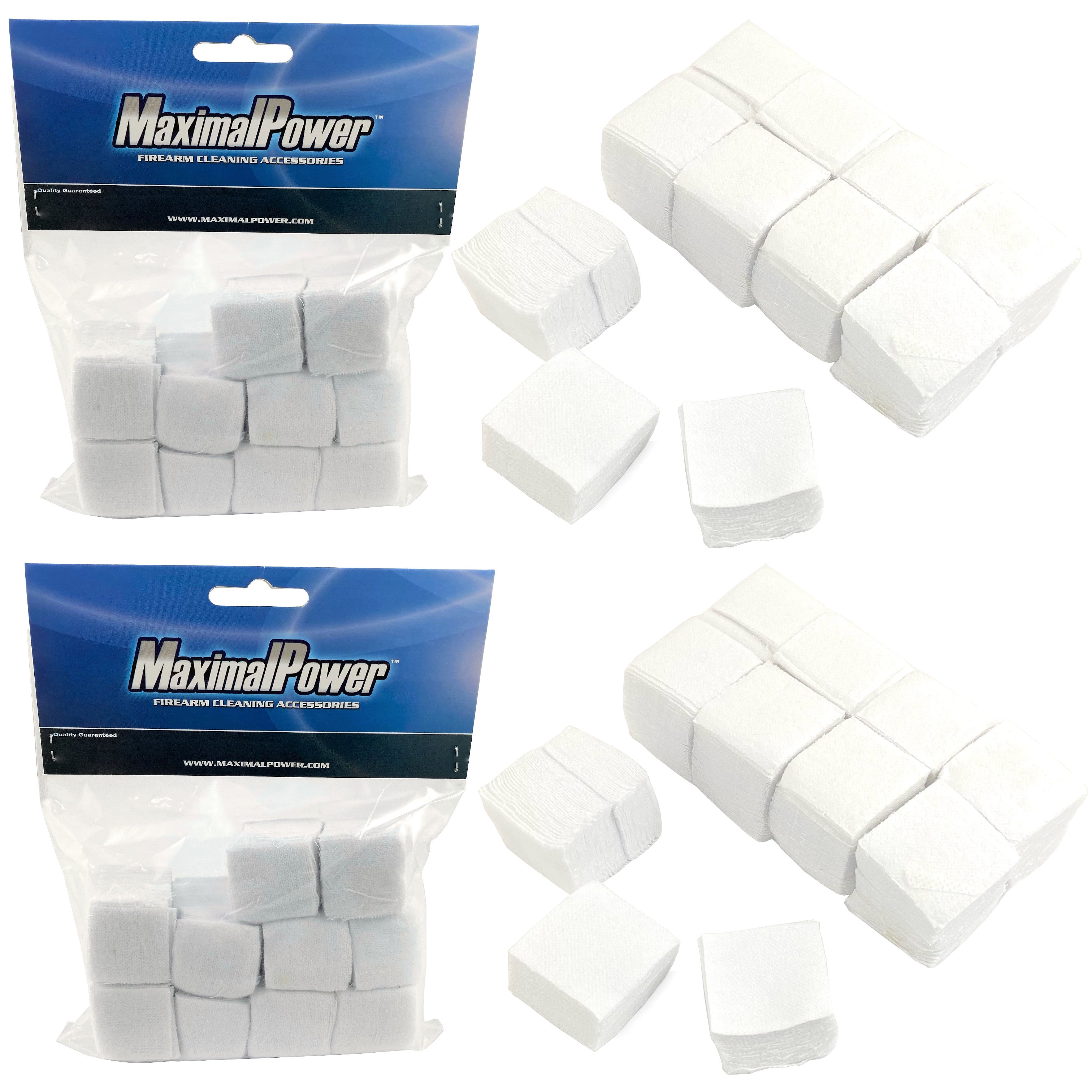 1 1/8 Inch Premium Cotton Gun Cleaning Patches for .220 to .270 Caliber - 500 Count Bulk Pack for Rifle, Pistol & Shotgun Maintenance - Perfect for Range Days, Hunting Trips & Firearm Care
