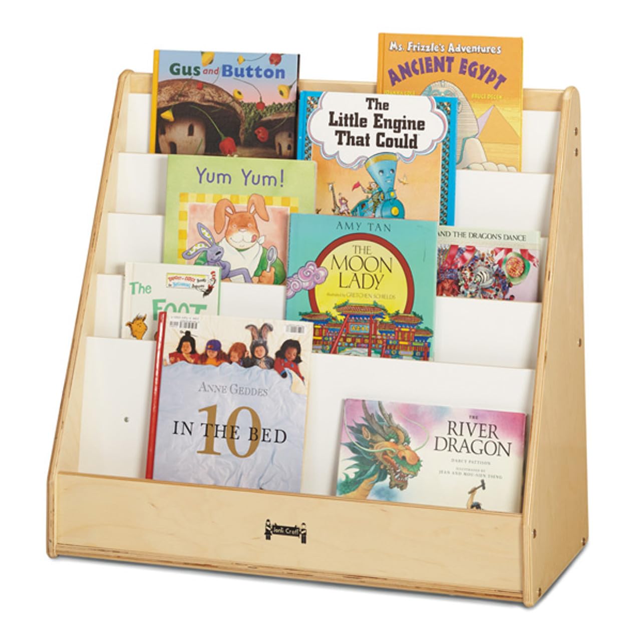 Jonti-Craft 3514JC Flush Back Pick-A-Book Stand - Durable Kids Bookshelf for Classroom & Home - Perfect for Reading Corners, Daycare Centers & Libraries