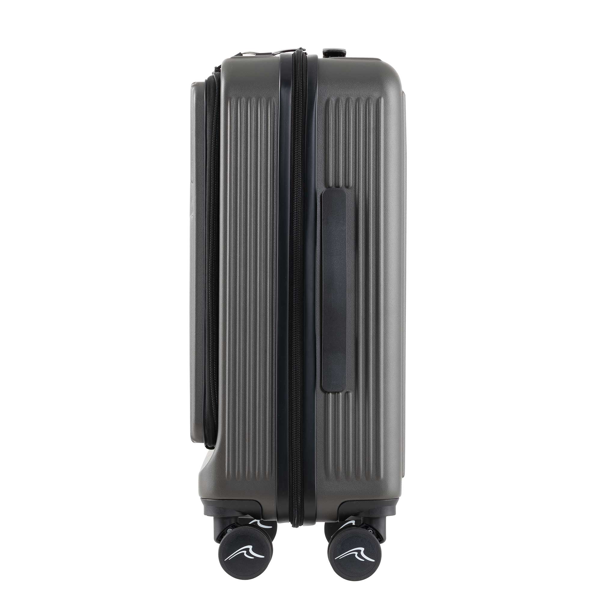 Dellonda 20-Inch Carry-On Luggage with Laptop Compartment, TSA Approved Dual Locks, USB Charging Port & 360° Spinner Wheels - Perfect for Business Travel & Weekend Getaways (Model DL157)