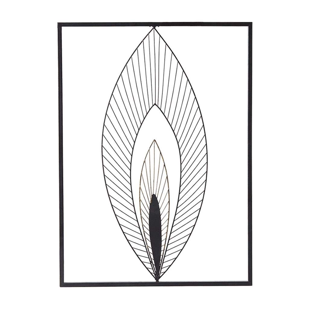 Handmade Wrought Iron Wall Hanging Decor - Elegant Metal Wall Art for Living Room, Bedroom & Office - Unique Home Decoration for Rustic, Modern & Farmhouse Interiors