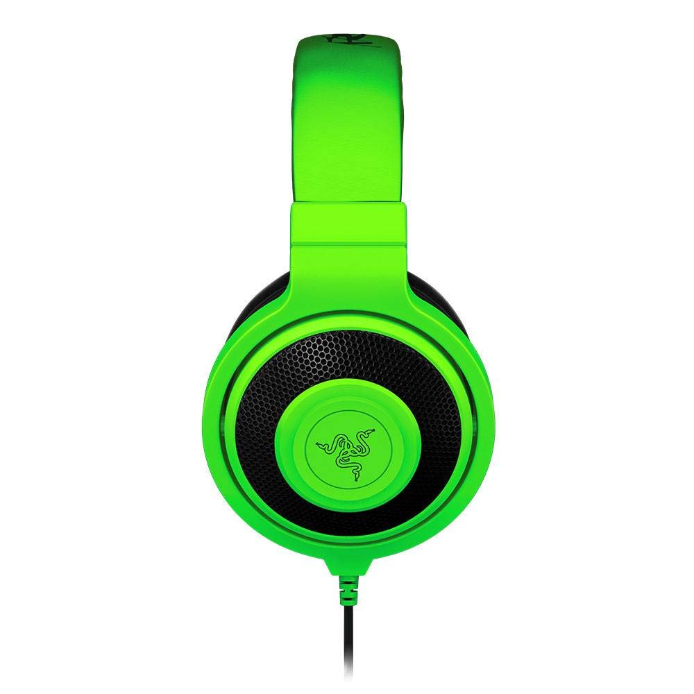 Razer Kraken Pro Analog Gaming Headset for PC, Xbox One, PS4 - Lightweight & Comfortable Over-Ear Headphones with Noise Isolation - Perfect for Gaming, Streaming & Online Classes (Green)