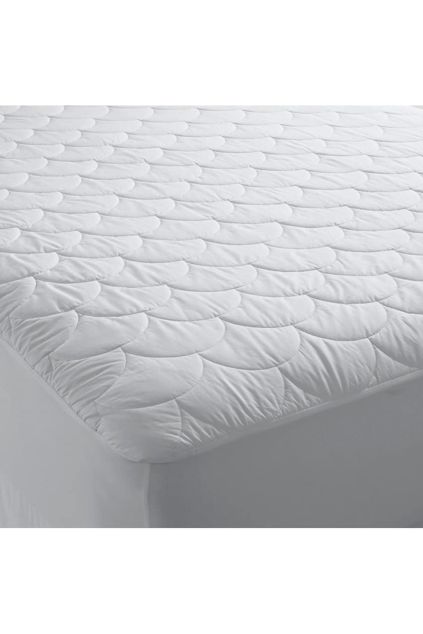 Lands' End Waterproof Mattress Pad - Queen Size White - Hypoallergenic Mattress Protector for Bedwetting, Spills & Allergies - Perfect for Kids' Beds, Guest Rooms & Dorm Essentials
