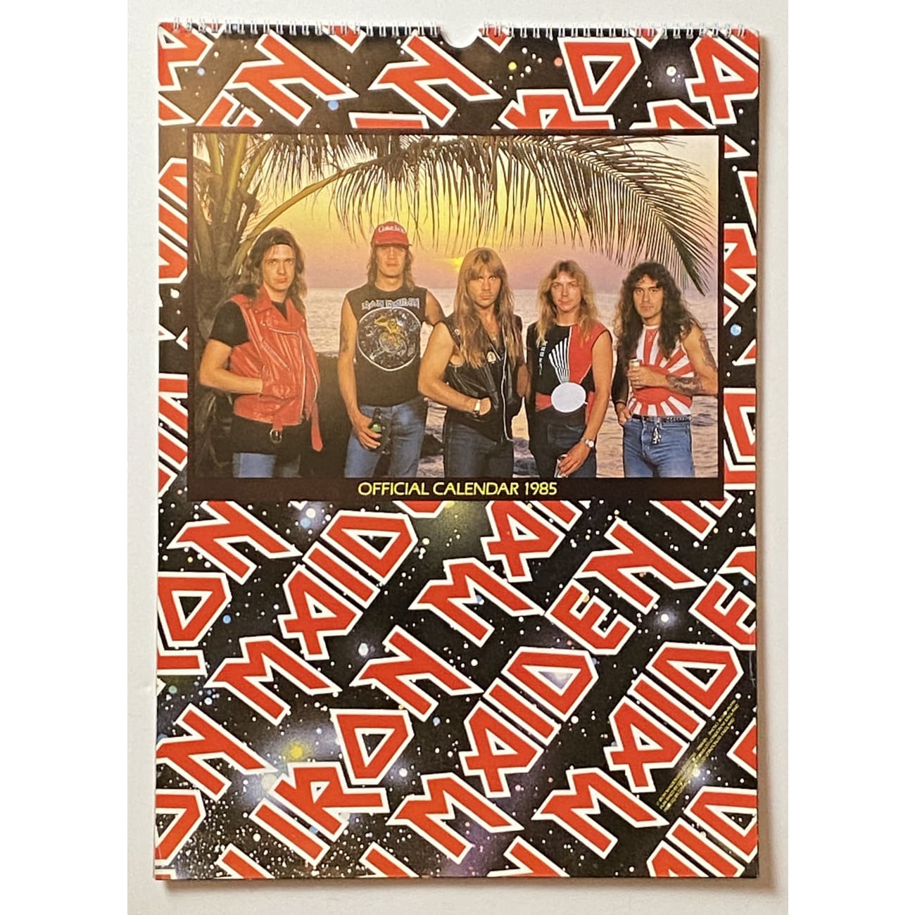 Vintage Iron Maiden Wall Calendars - 1985, 1991 & 1993 Collector's Edition | Perfect for Metal Music Fans, Rock Memorabilia Collectors & Home/Office Decor