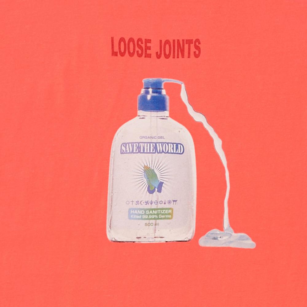 Loose Joints Minori Murata Short Sleeve T-Shirt - Orange Cotton Tee for Casual Wear & Street Style Fashion