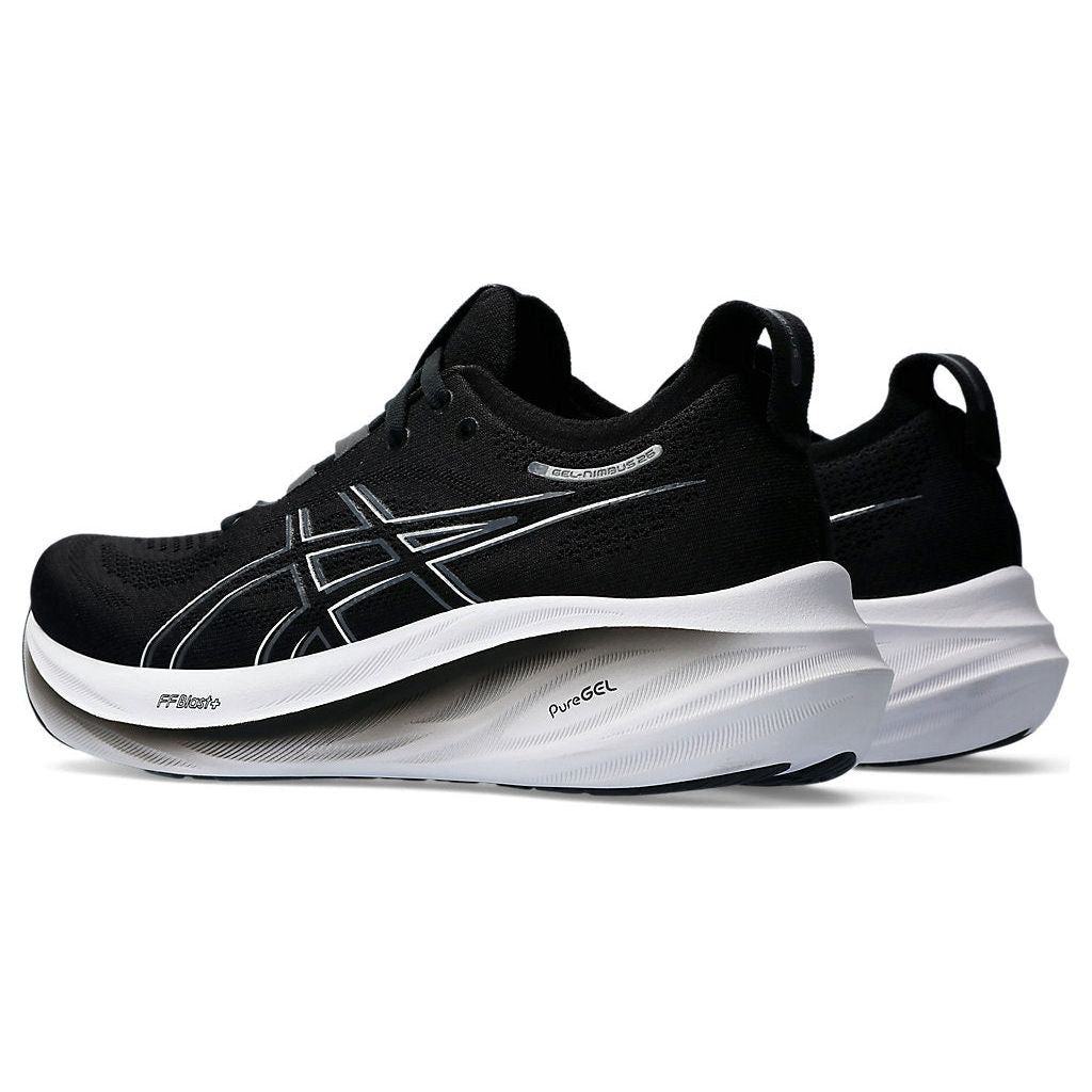 Asics Women's Gel Nimbus 26 Running Shoes - Black Graphite Grey | Lightweight Cushioned Sneakers for Women | Perfect for Jogging, Gym Workouts & Daily Walking