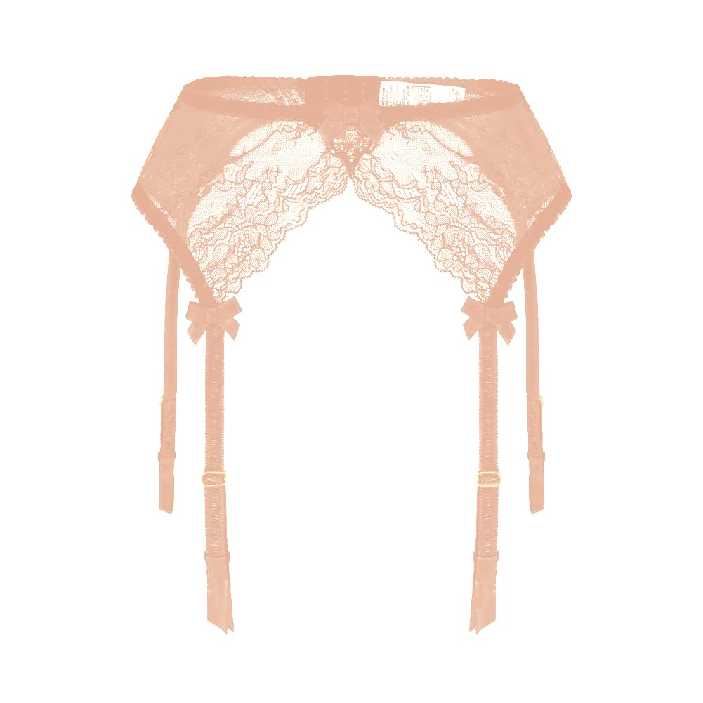 Confonze Women's Lace Garter Belt - Sexy Adjustable Suspender Belt for Thigh High Stockings | Bridal Lingerie, Boudoir Photography & Special Occasion Wear