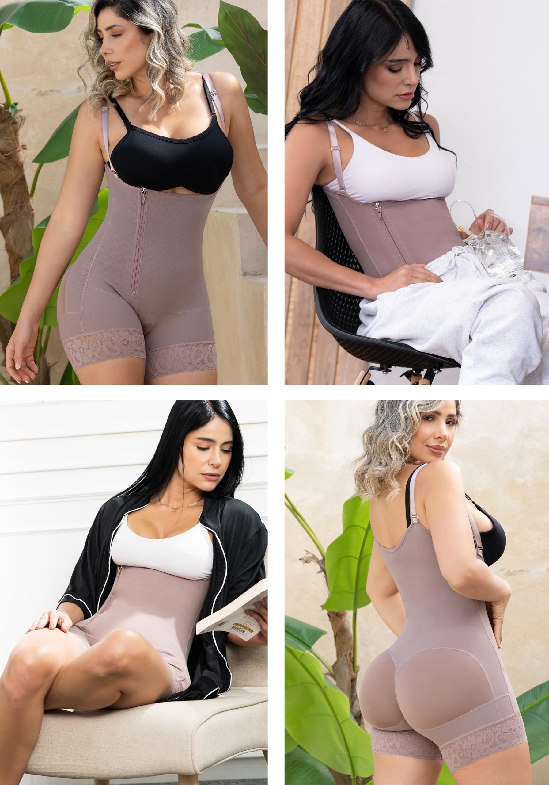 LT.ROSE BBL Faja Tummy Tuck S111 Post Surgery Compression Garment for Women - Colombian Shapewear for Liposuction & BBL Recovery - Perfect for Postpartum & Waist Training