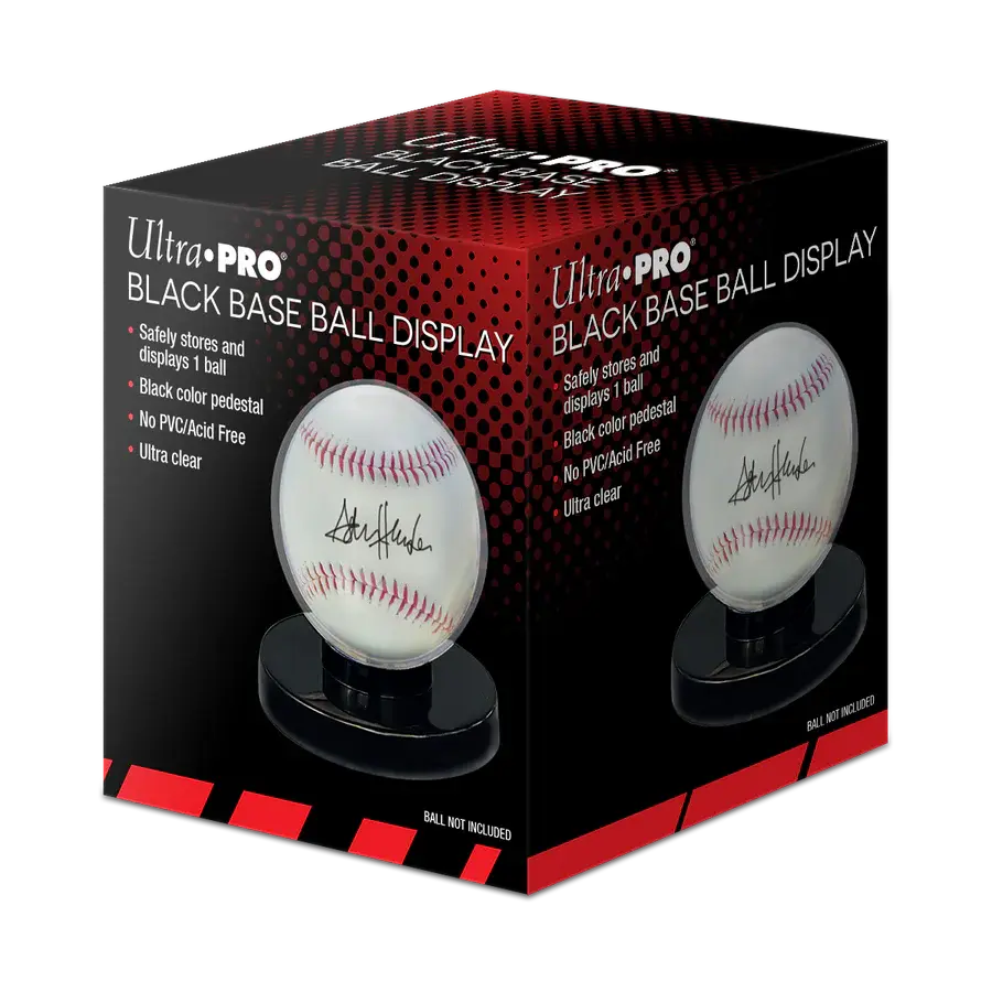 Premium Black Baseball Display Holder - Showcase Your Collectible Baseballs with Style - Perfect for Home Decor, Sports Memorabilia Collections & Gift Giving