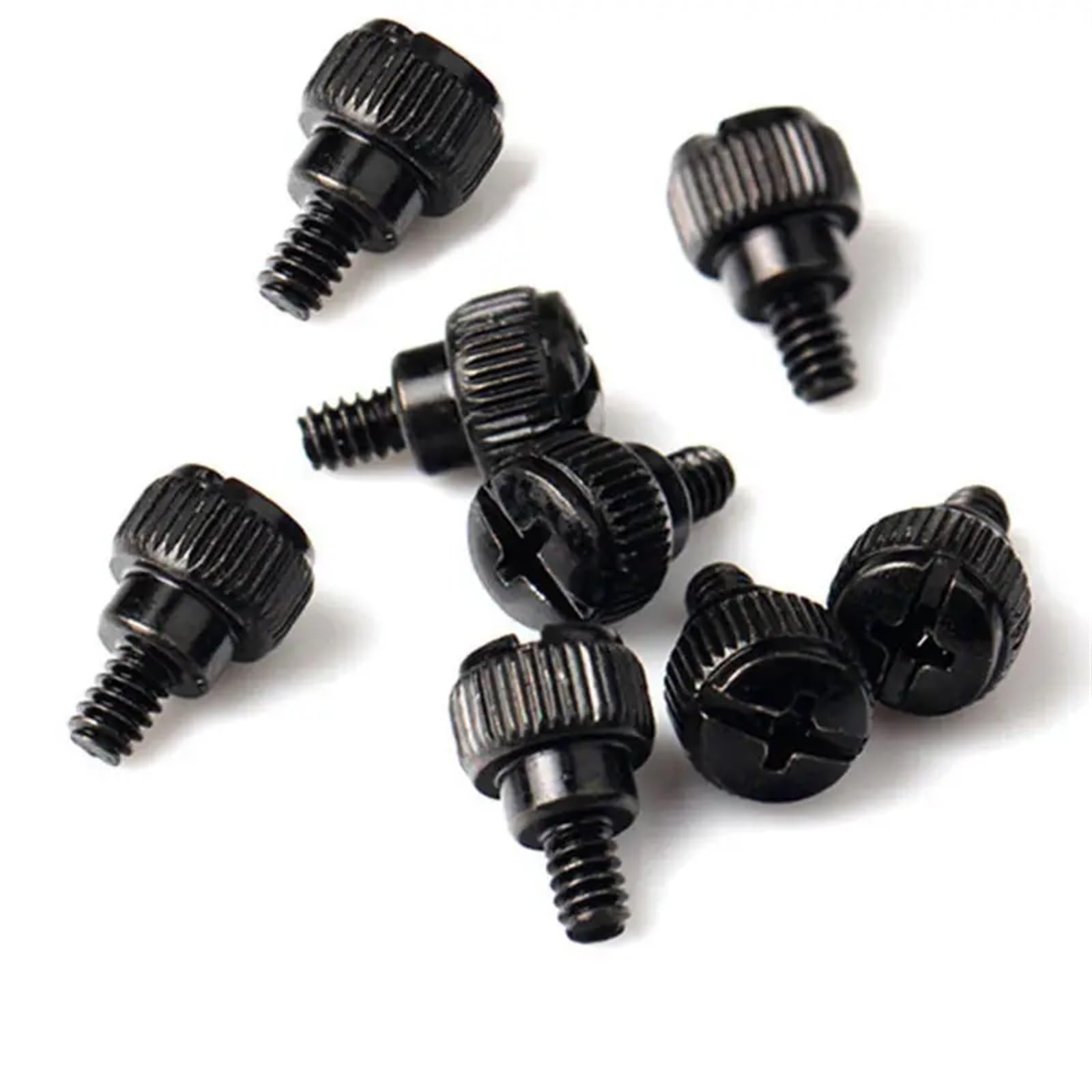 8Pcs PC Case Thumbscrews - Tool-Free Adjustable Cooling Screws for Computer Cases - Perfect for DIY PC Builds & Upgrades