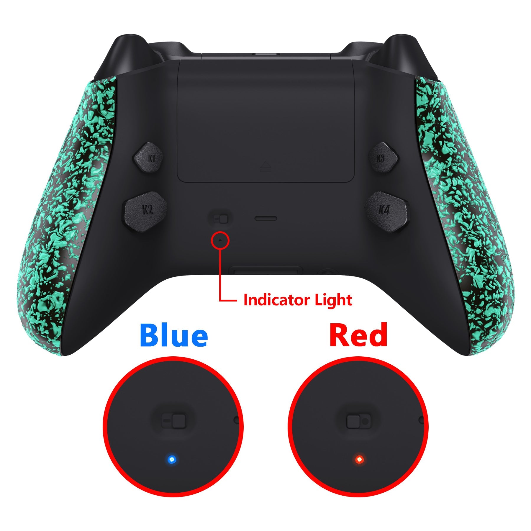eXtremeRate Hope Remap Kit for Xbox Series X & S Controller - Textured Light Green Back Buttons | Customizable Gaming Accessory for FPS, Racing & Competitive Play