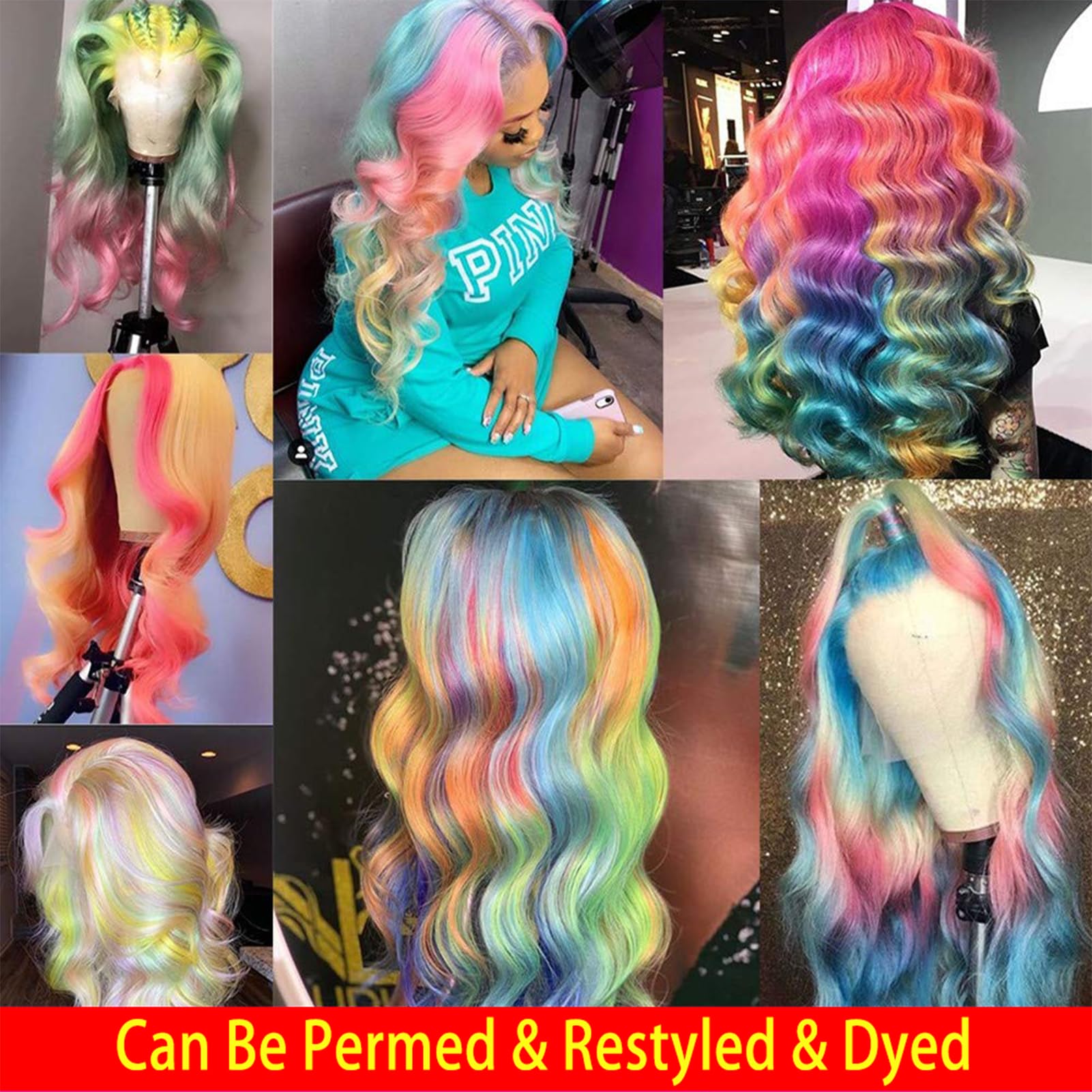 ROYAL IMPRESSION 613 13x4 HD Full Lace Front Wig - 200% Density Body Wave Human Hair Blonde Lace Wig | Pre-Plucked 12A Grade Real Hair | 20 Inch Large Lace Space | Perfect for Cosplay, Daily Wear & Special Occasions