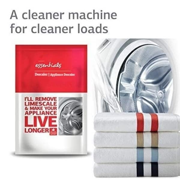 Nubilous Washing Machine Cleaner & Descaler - 100gm Powder for Front Load & Top Load Washers - Removes Odors, Limescale & Residue - Perfect for Laundry Day & Deep Cleaning Maintenance