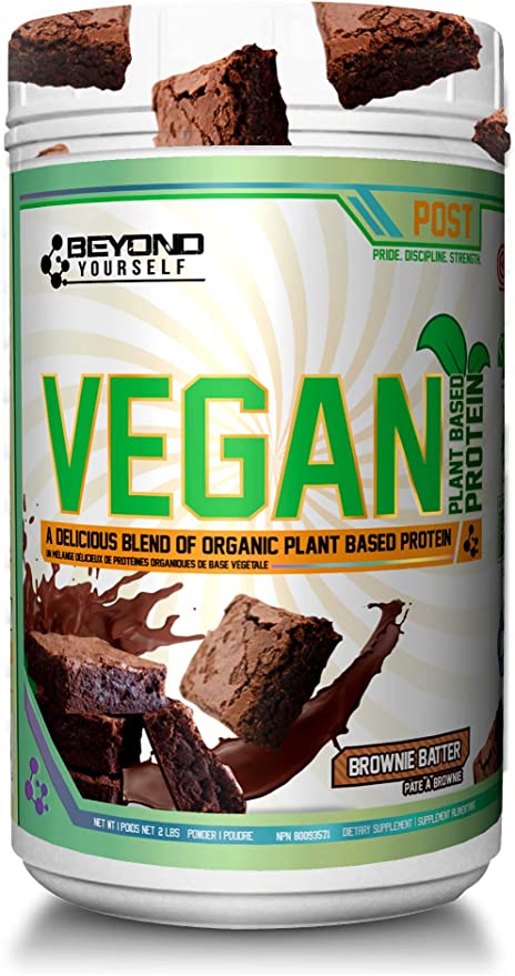 Beyond Yourself Vegan Protein Powder - 909g Plant-Based Protein for Muscle Recovery & Weight Loss | Ideal for Smoothies, Baking & Post-Workout Nutrition