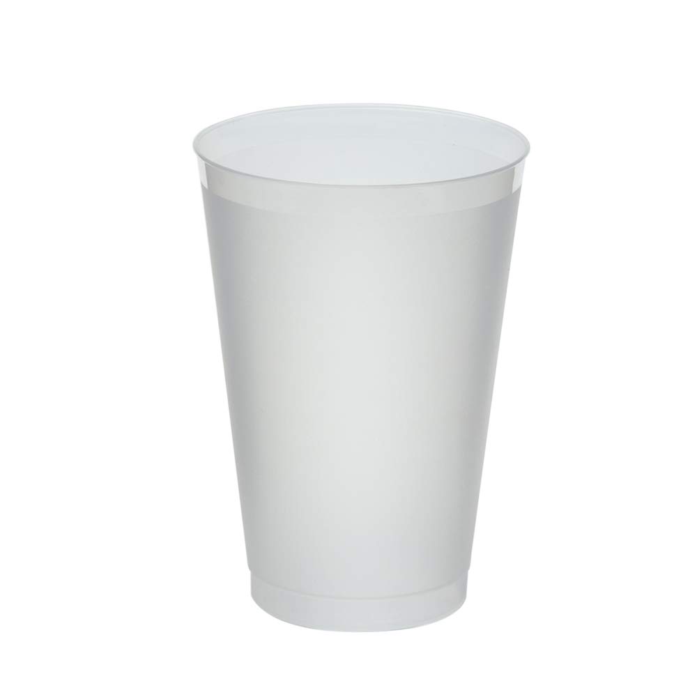 Frost-Flex 20oz Plastic Drinking Cups - 500 Pack, Durable & Shatterproof for Parties, Picnics, and Outdoor Events - BPA-Free Frosted Design for Cold Beverages