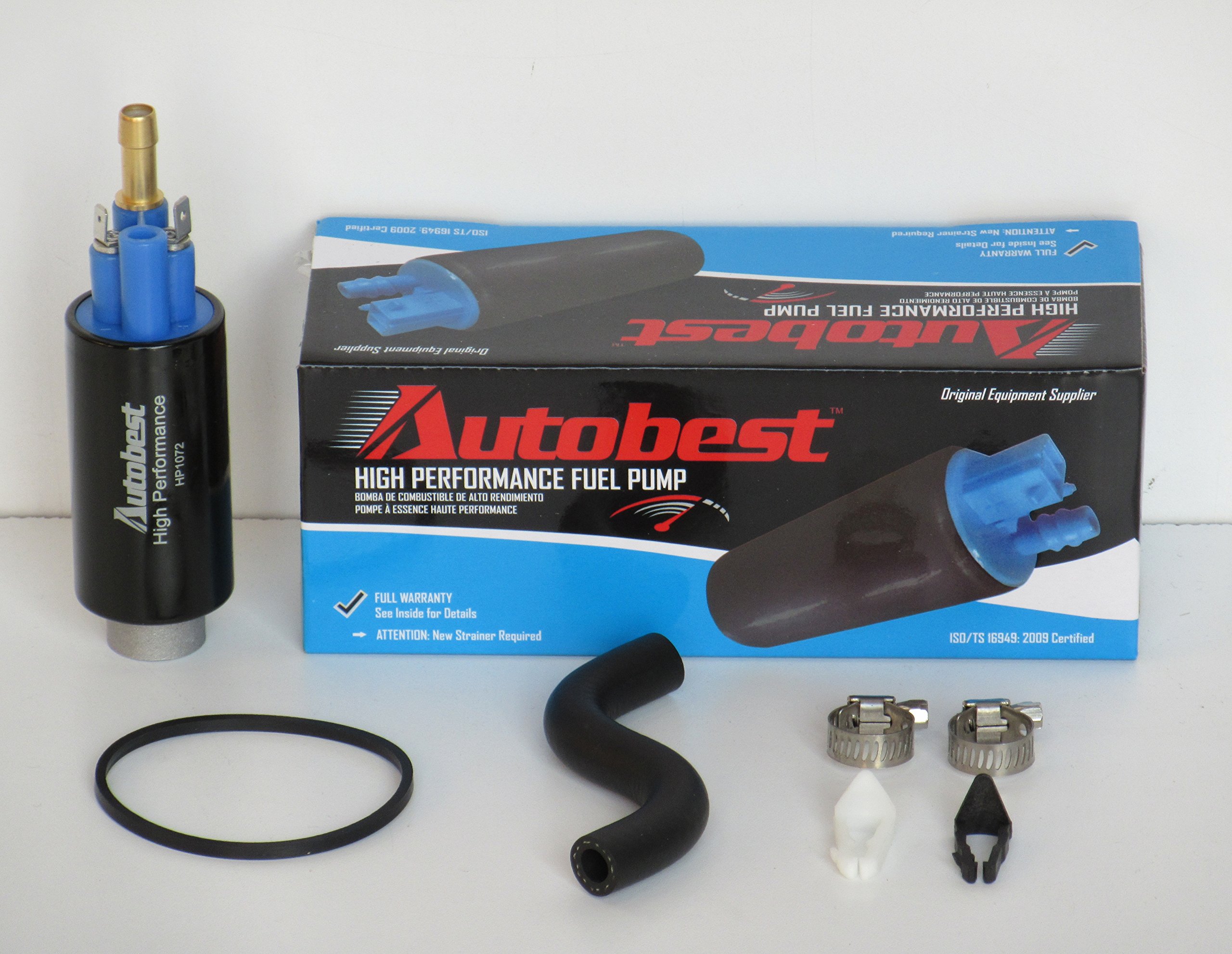 HP1072 High Performance In-Tank Electric Fuel Pump - Universal Replacement for Cars, Trucks & SUVs - Fast Fuel Delivery & Reliable Performance for Racing, Off-Road & Daily Driving