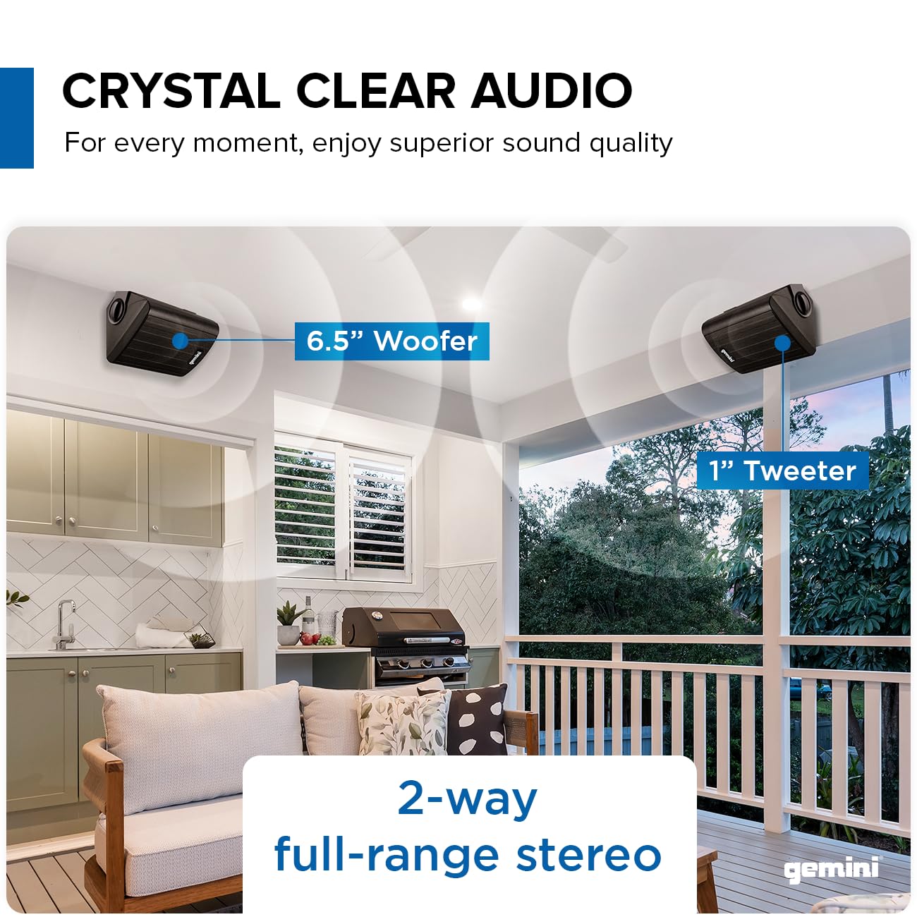 Gemini Sound GHSI-W650BT 6.5
