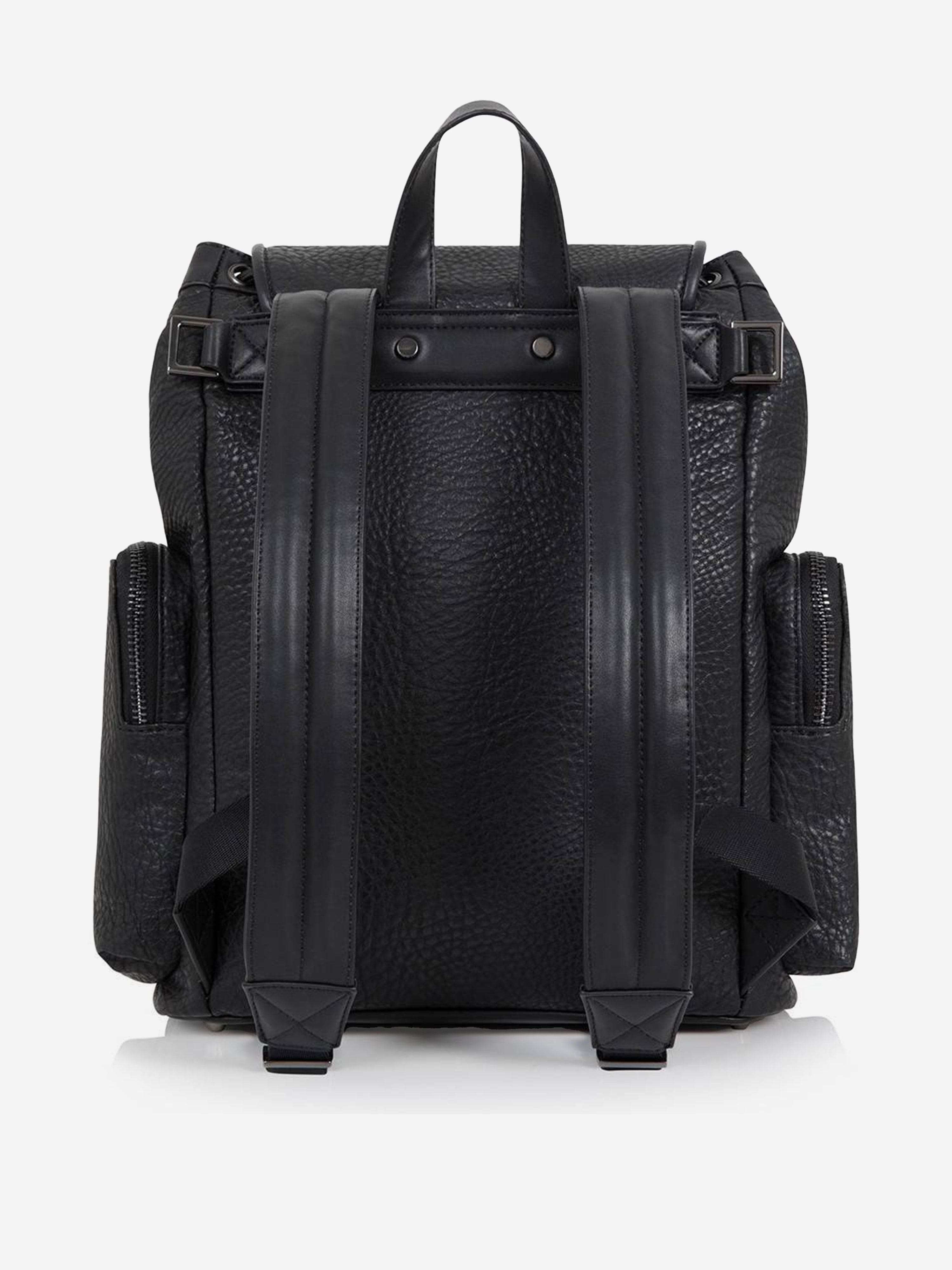 Black Baby Kaspar Changing Backpack (34cm) - Perfect for Diaper Changes On-The-Go, Travel & Parenting Essentials Storage