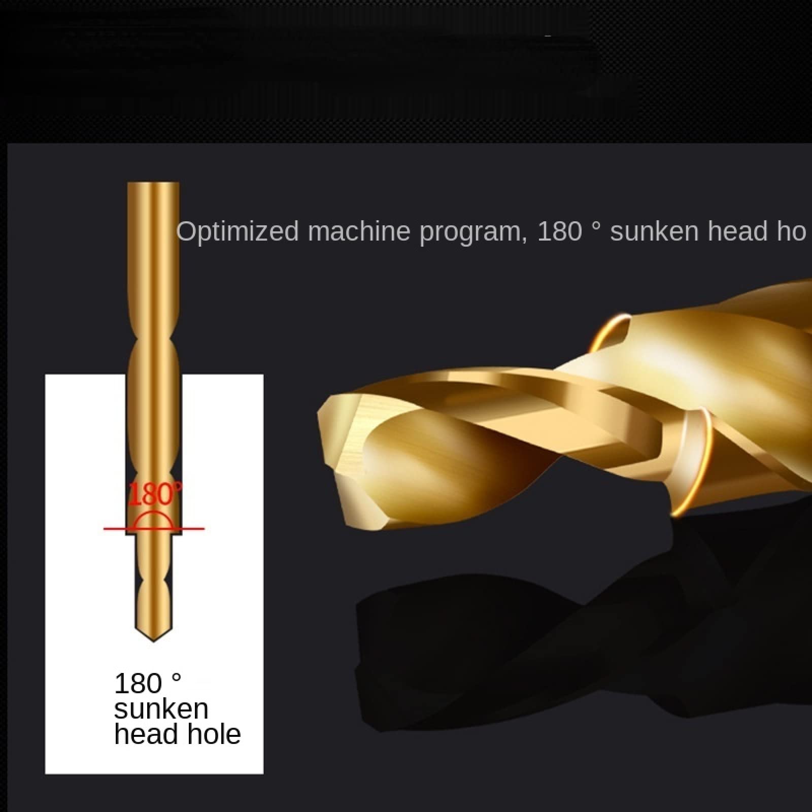High-Speed Steel Twist Step Drill Bit Set (8-5mm) - Professional Aluminum Alloy & Metal Drill Bits for Electric Drills - Perfect for Woodworking, Metalworking & DIY Projects