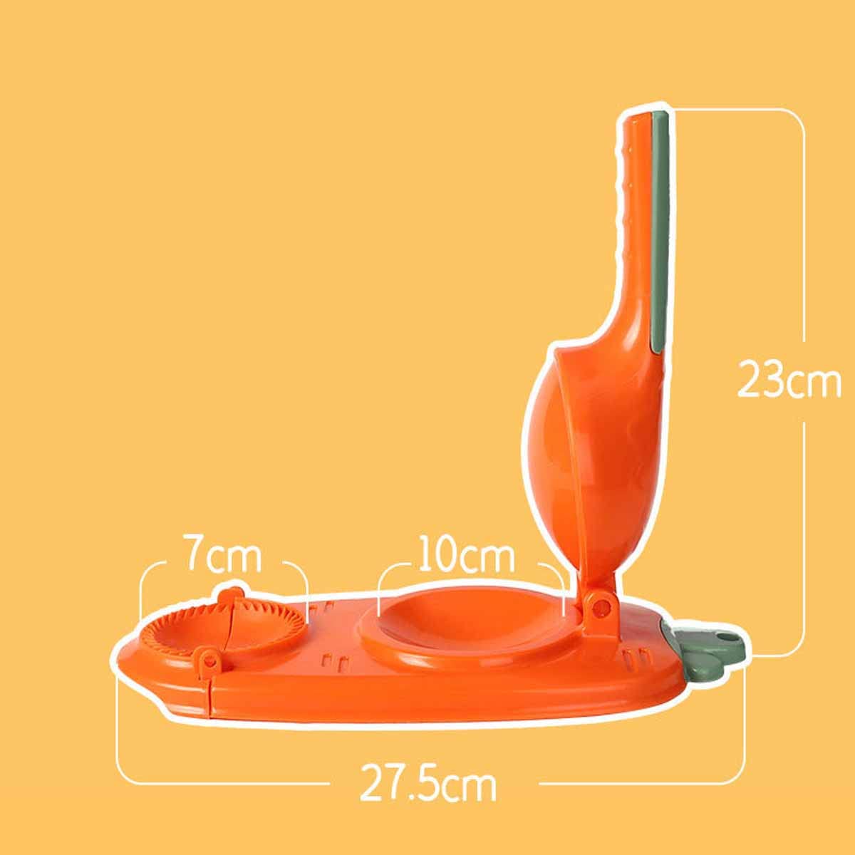 MSYINGL Manual Tortilla Press - Corn Tortilla Maker, Pancake & Dumpling Dough Press for Homemade Wrappers - Kitchen Gadget (Orange) - Perfect for Mexican, Asian Cuisine & Family Cooking