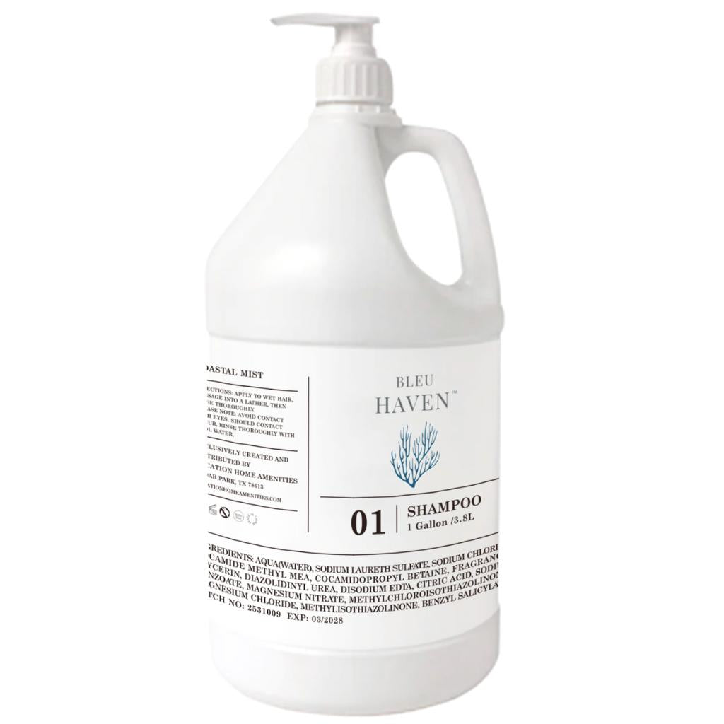 Bleu Haven Shampoo Refill - Coastal Mist Scent | Sulfate-Free & Hydrating for All Hair Types | Perfect for Daily Use, Travel & Eco-Friendly Bathrooms