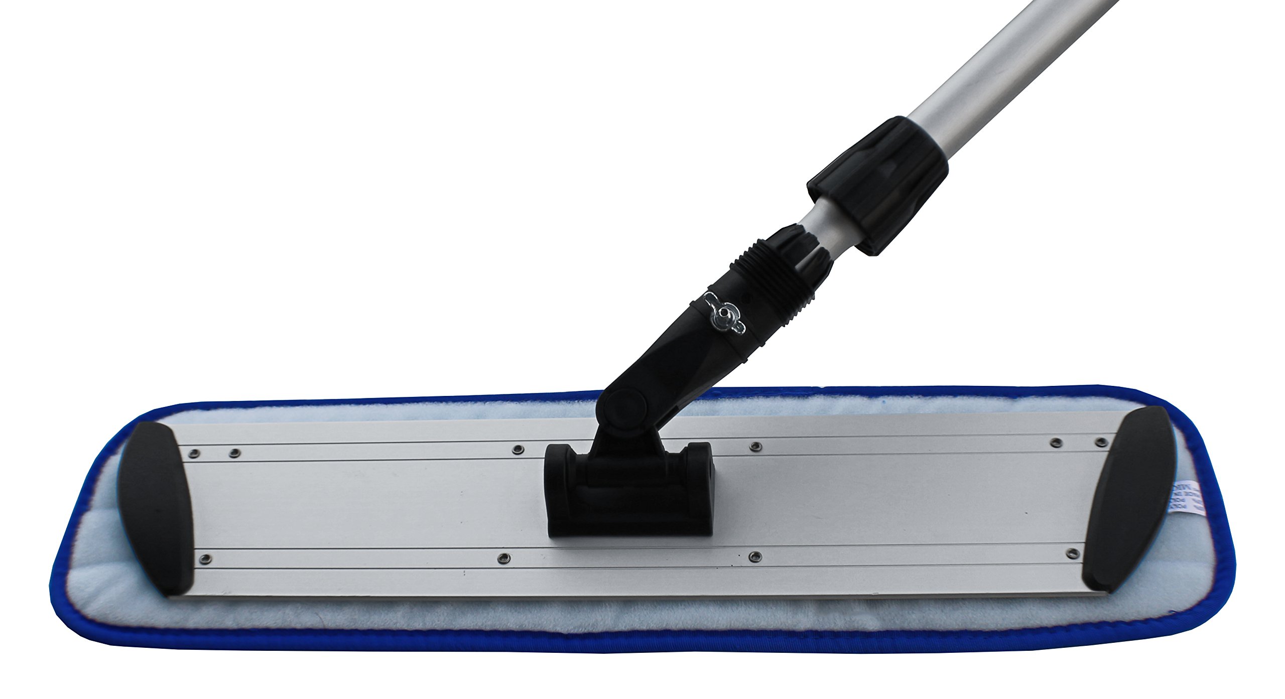 Ultimate Microfiber Mop Kit - 48 Inch Heavy Duty Floor Cleaning System with Extendable Handle (Blue) - Perfect for Hardwood, Tile & Laminate Floors in Homes & Offices