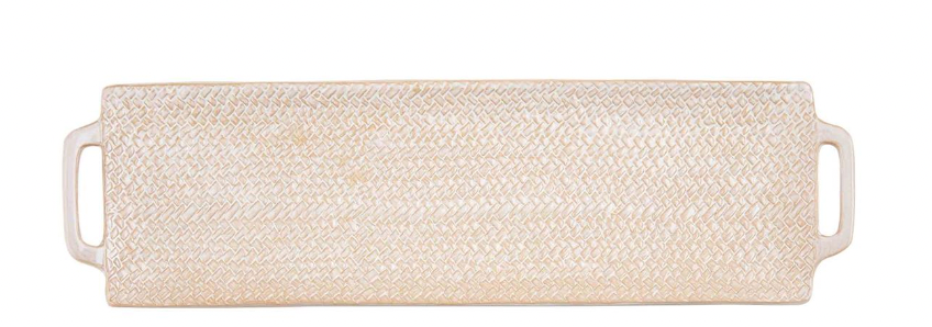 Textured White Serving Trays - Elegant & Durable for Parties, Dining, and Home Decor | Perfect for Entertaining, Weddings, and Table Settings