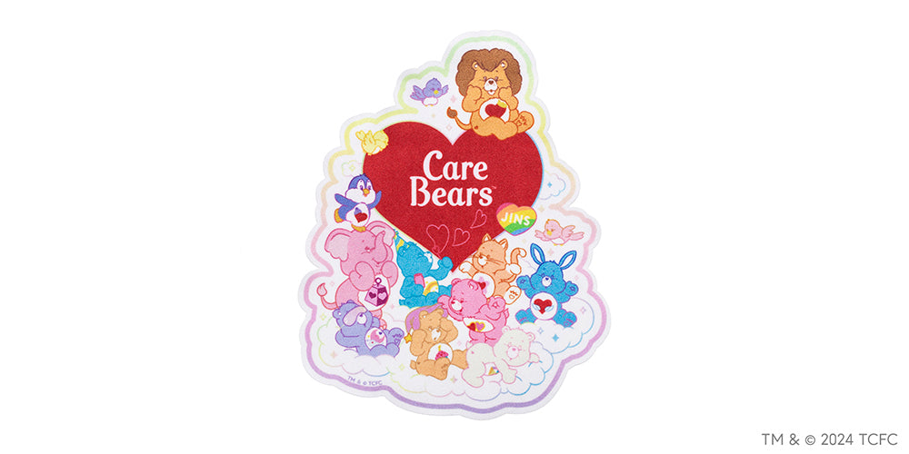 JINS x Care Bears Love A Lot Bear Glasses - Cute Anime-Inspired Eyewear for Kids & Adults - Perfect for Cosplay, Gifts, and Everyday Wear
