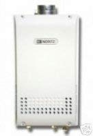 Noritz NR98SVNG On-Demand Tankless Water Heater - Energy Efficient Gas Water Heater for Home Use - Perfect for Showers, Baths & Kitchen (Beige)