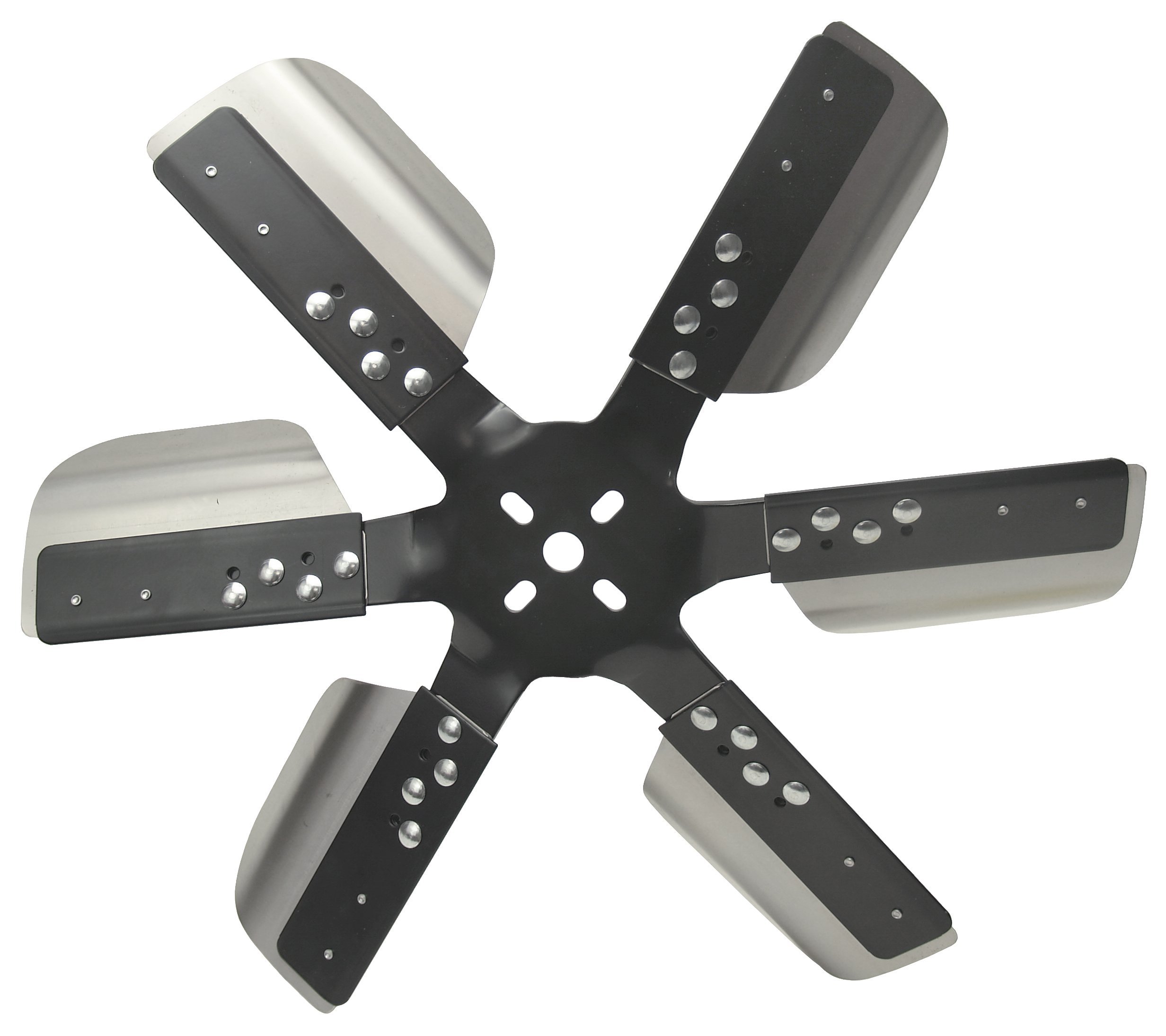 Derale 17618 18-Inch Heavy Duty Stainless Steel Flex Fan - Reverse Rotation 1000 Series for High-Performance Cooling | Perfect for Automotive, Marine & Industrial Applications