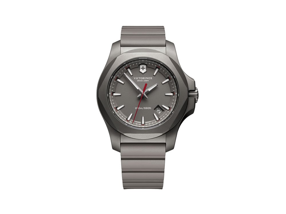 Victorinox Swiss Army INOX Men's Watch V241757 - Durable Stainless Steel Timepiece for Outdoor, Sports & Everyday Wear