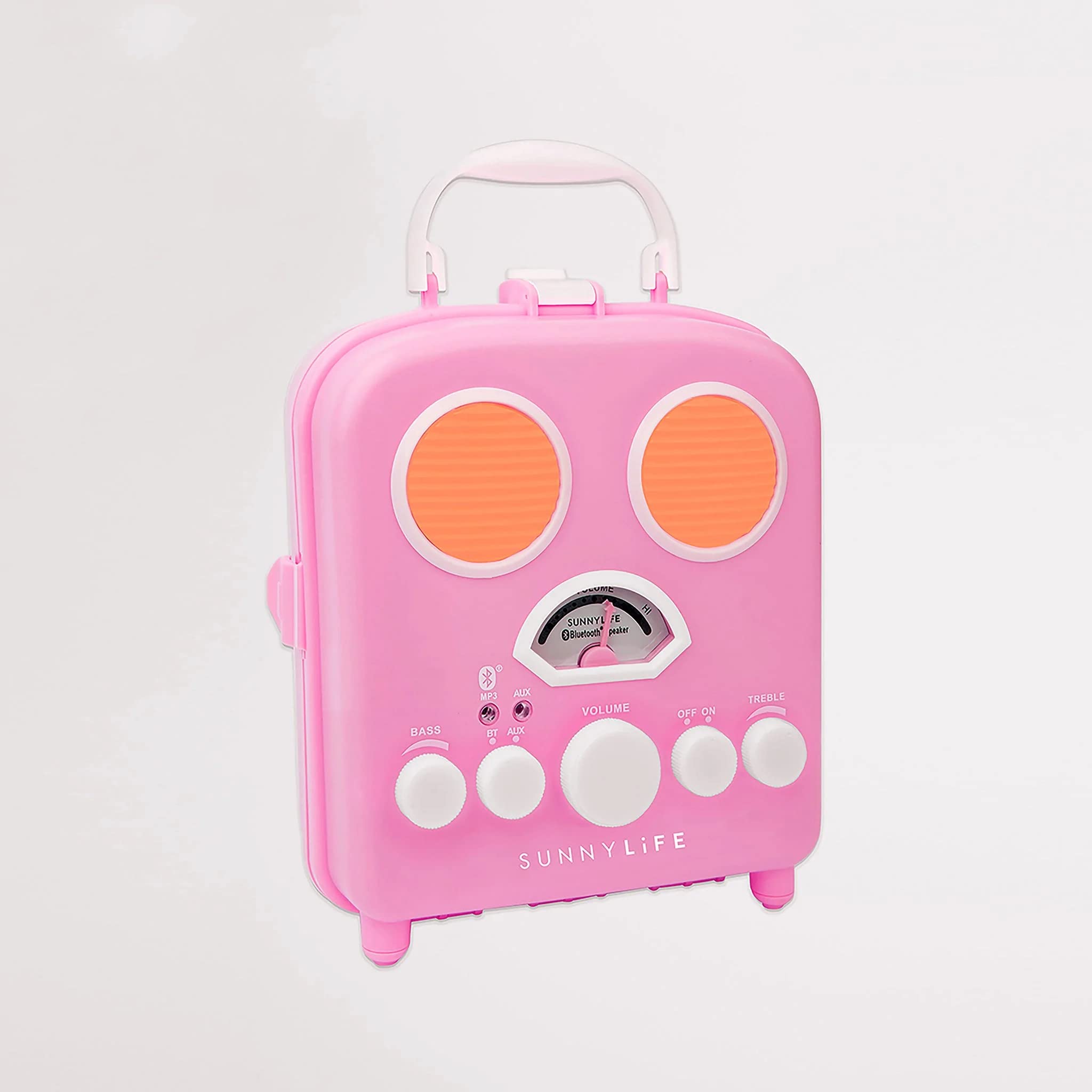 Relaxing Beach Sounds White Noise Machine | Candy Pink Color for Stress Relief & Sleep Aid - Perfect for Meditation, Yoga, and Baby Nursery