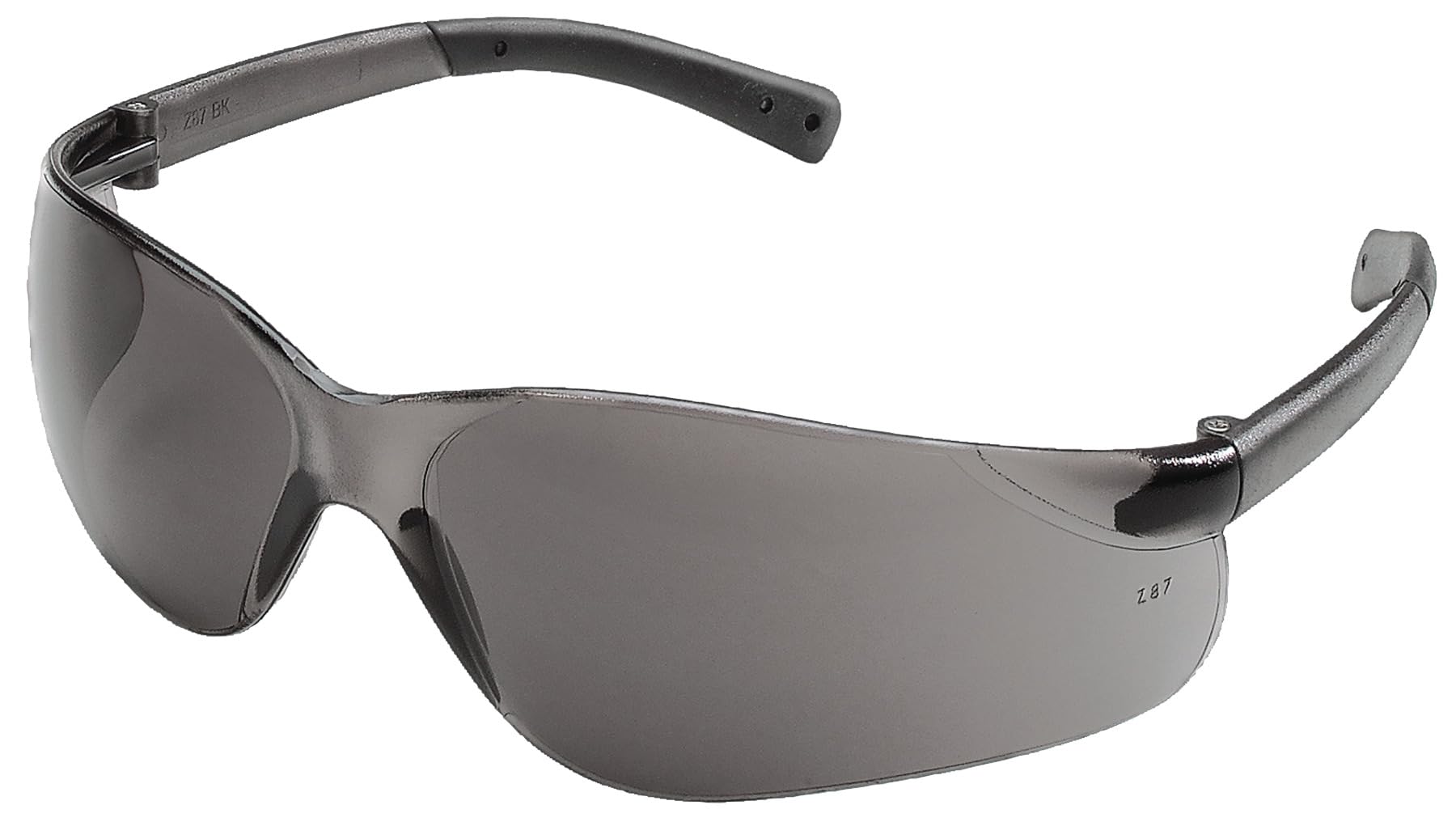 MCR Safety Glasses BK112 Bearkat - ANSI Z87.1 Certified, Gray Lens, 1 Pair - Ideal for Construction, Woodworking & DIY Projects