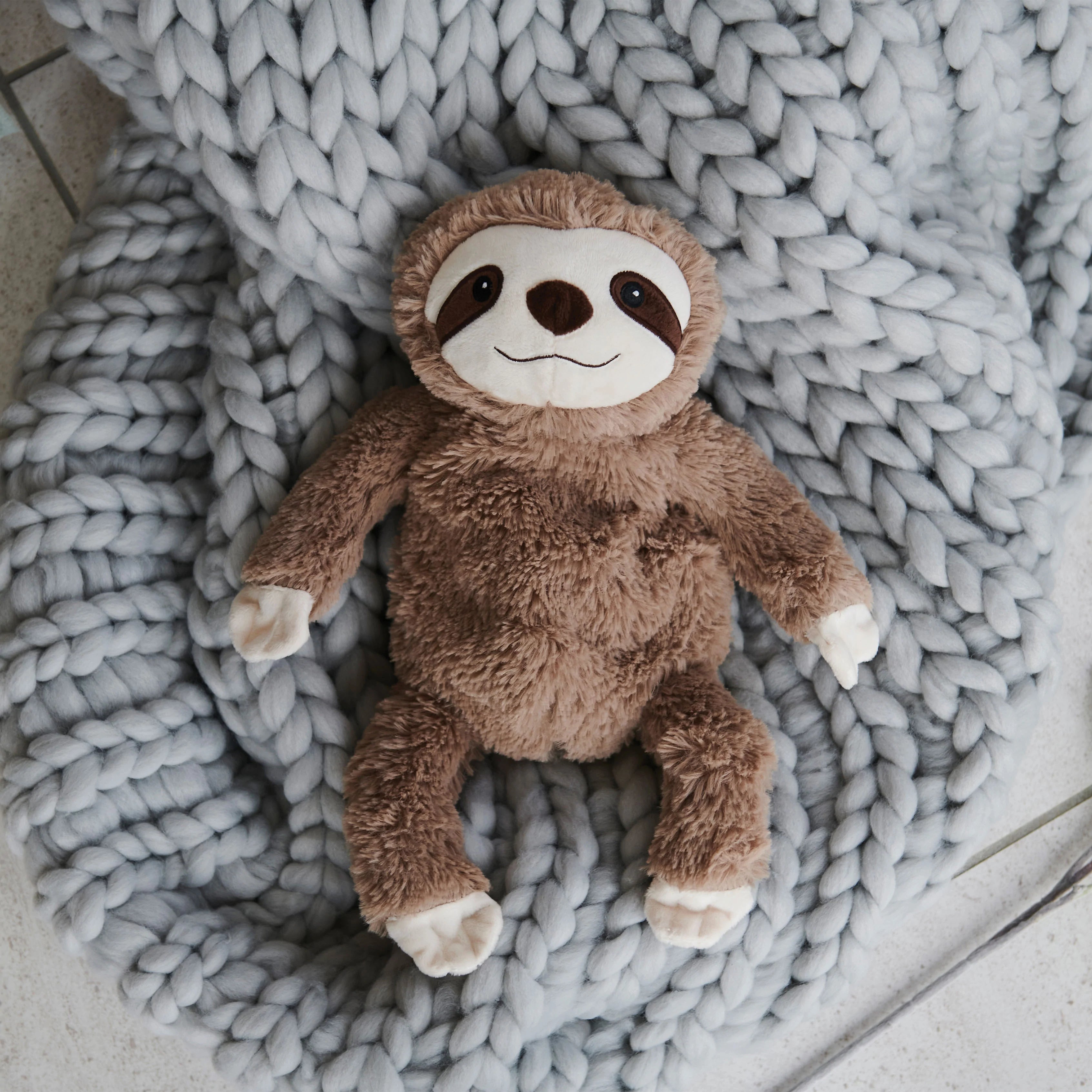 Soft Plush Brown Sloth Stuffed Animal Toy - Cute & Huggable Sloth Plushie for Kids, Perfect Gift for Birthdays & Christmas | Bedroom Decor, Nursery Companion, Travel Buddy