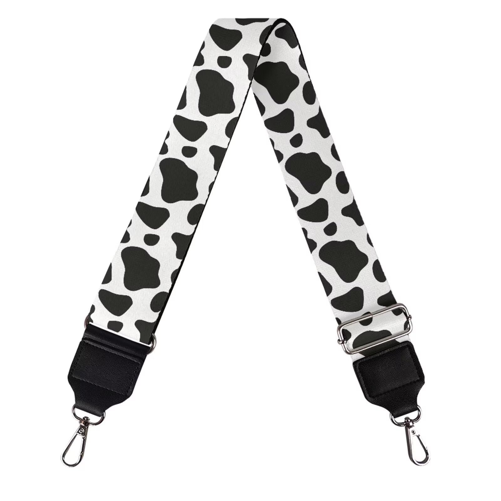 GLENLCWE Cute Cow Print Adjustable Shoulder Strap - Wide Replacement Belt for Luggage, Crossbody Bags & Canvas Handbags (Perfect for Travel, Shopping & Everyday Use)