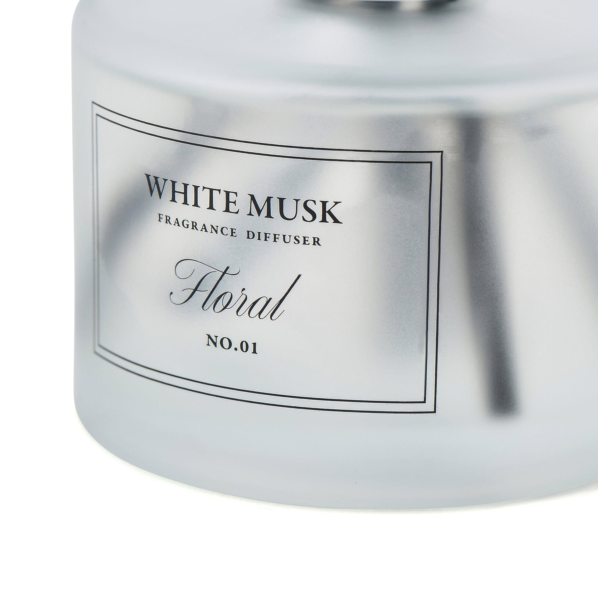 Classic White Musk Floral Scented Diffuser - Elegant Home Fragrance for Living Room, Bedroom & Office | Long-Lasting Aromatherapy Oil Diffuser