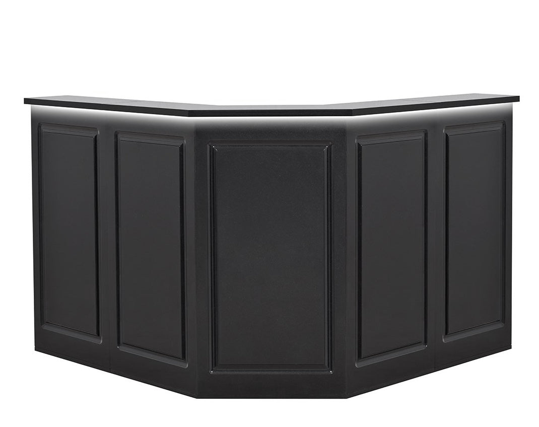 Valencia LED Reception Desk with Modern Design - Durable & Stylish Front Office Furniture for Hotels, Corporate Offices, and Lobby Areas