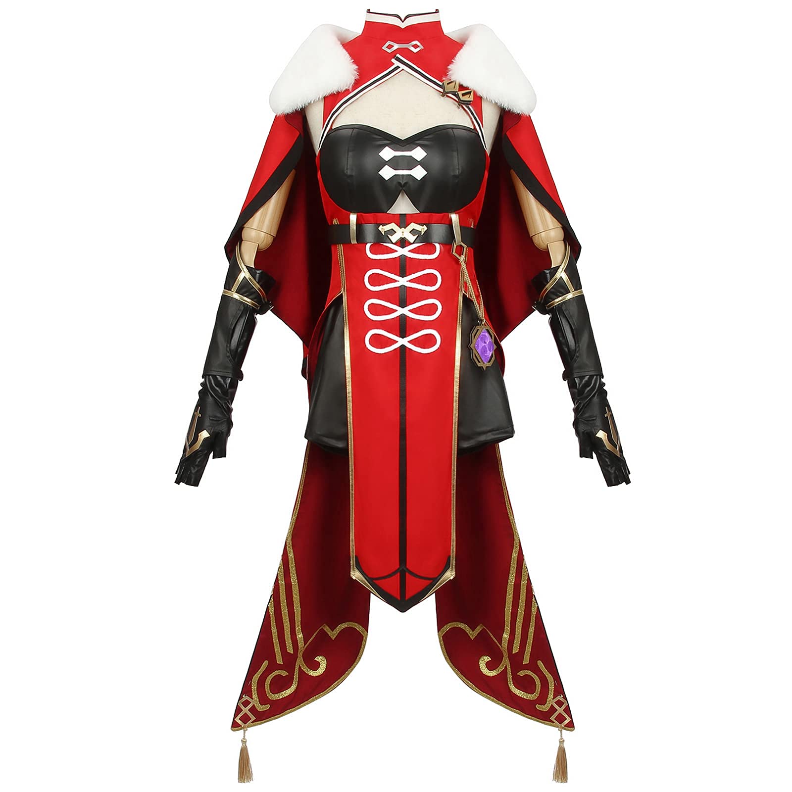 Genshin Impact Kokomi Beidou Yae Miko Cosplay Costume Set - Anime Game Character Outfits for Halloween, Comic Con & Cosplay Events