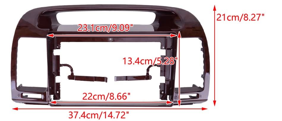 9-inch 2DIN Car Stereo Dashboard for Toyota Camry 5 (2001-2006) - Dual DIN CD/DVD Radio Kit with Frame | Compatible with Teyes Car Panel | Perfect for Car Audio Upgrade & Multimedia Entertainment