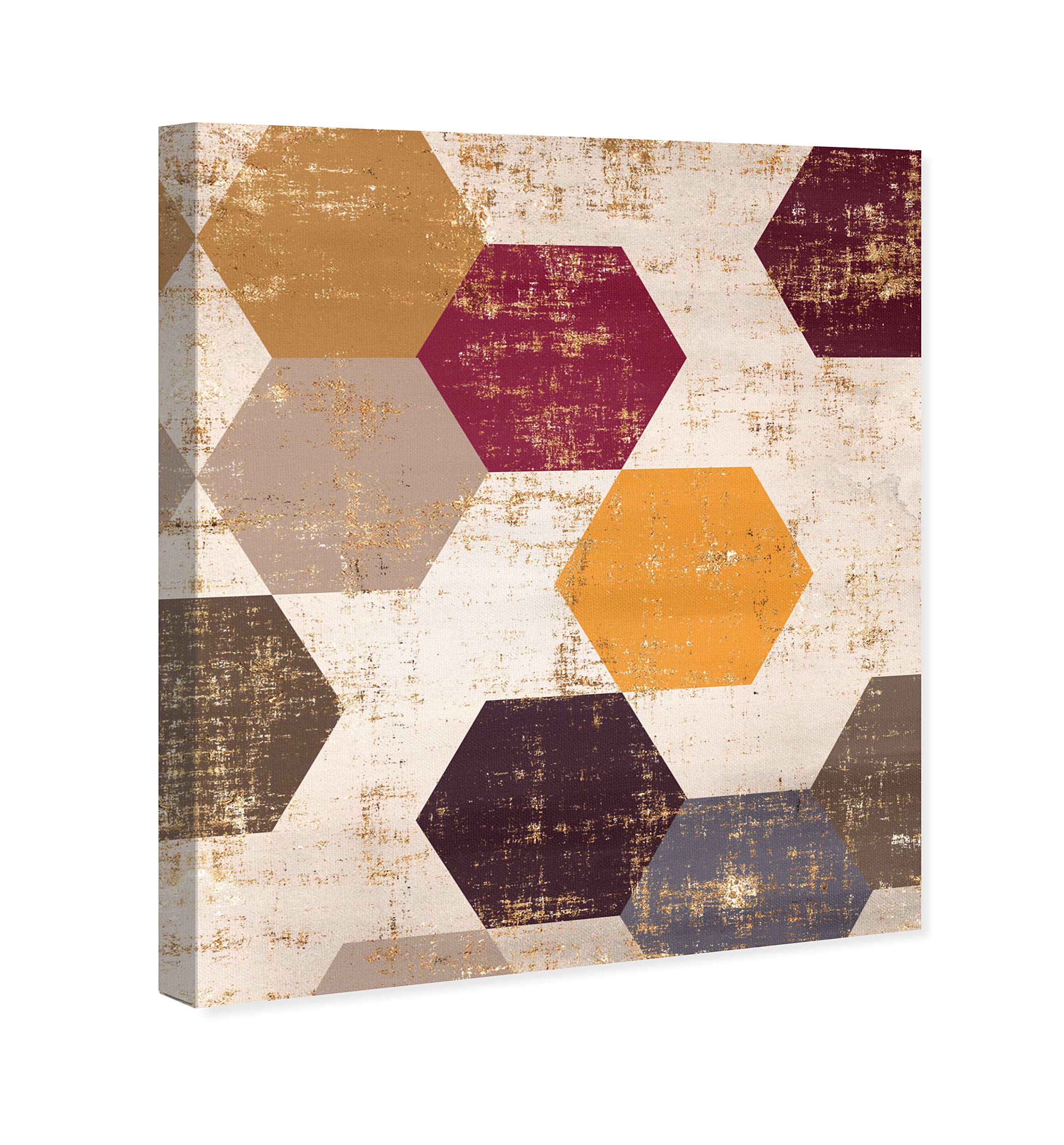Abstract Wall Art Canvas Print 'Queen Bee Warm' by Oliver Gal Artist Co. - 36