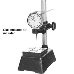 Heavy Duty Dial Gauge Stand with Square Grids - Precision Measuring Tool for Metalworking, Woodworking & Industrial Applications