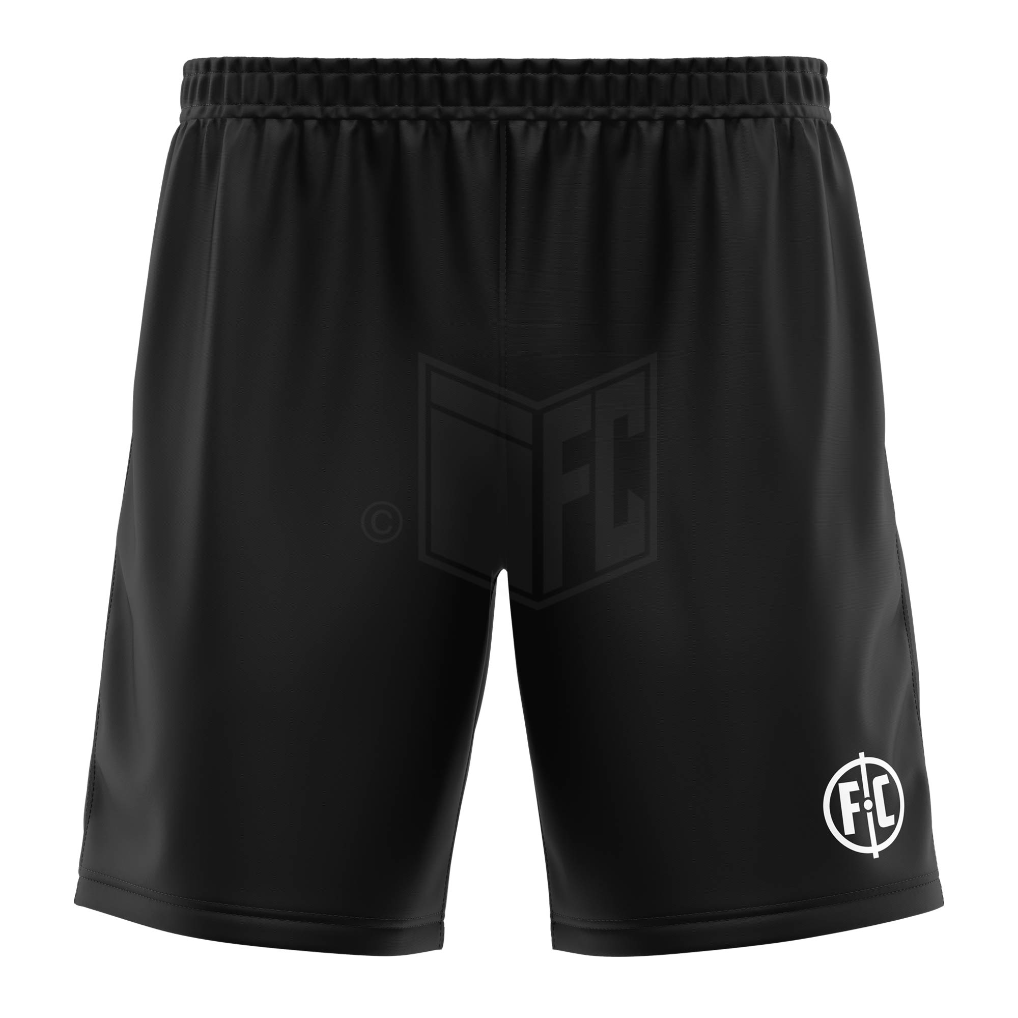 FC Match Football Shorts - Black - Perfect for Soccer Training, Games & Casual Wear