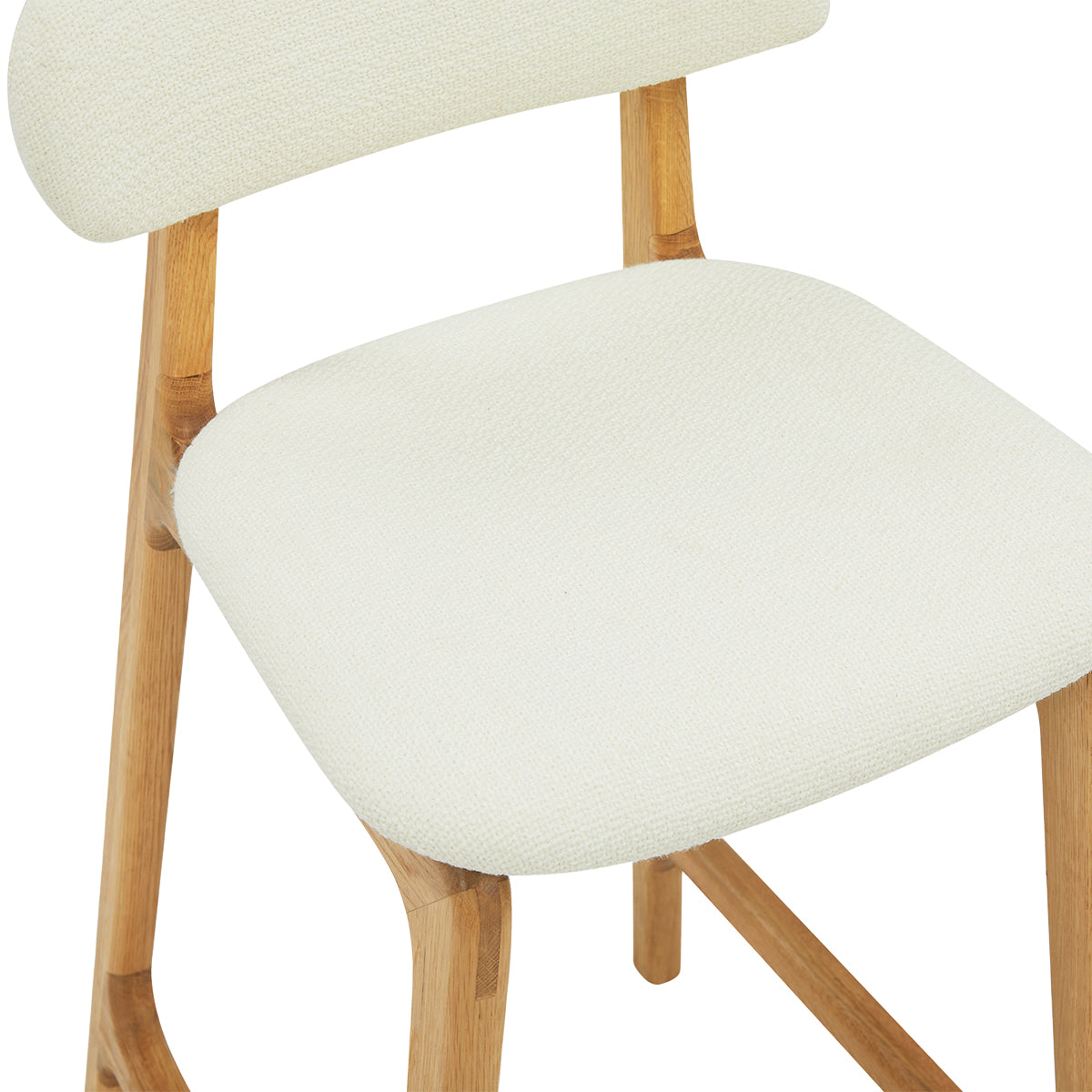 Premium Alaska Fabric Bar Stool - Comfortable & Stylish Counter Height Stool for Kitchen Island, Breakfast Nook, or Home Bar - Durable Upholstered Seat with Metal Base